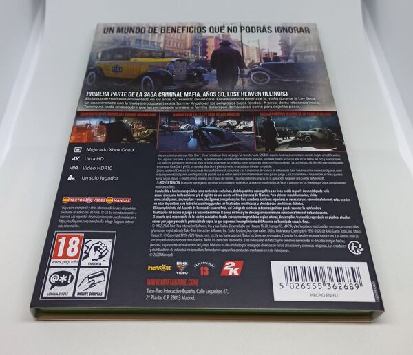 Mafia Definitive Edition - Xbox One / Series X . Videojogos