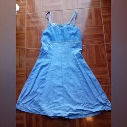 Vestido jeans Zara . Vestidos. Sintra. Zara S / 36 / 8 Algodão   Azul Midi Verão Muito bom Casual