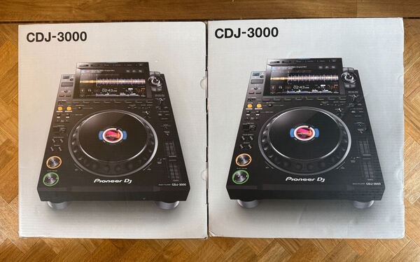 2 Leitores Pioneer CDJ 3000 para DJ - Excelente Es. Giradiscos