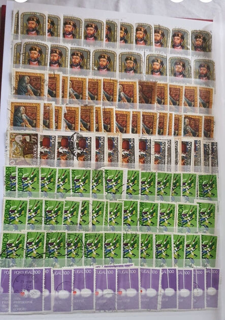 Raridade colecção de selos alguns com mais de 100 . Outros (Comunidade)