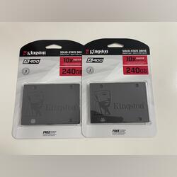 2 discos ssd 240Gb selados . Disco rígido