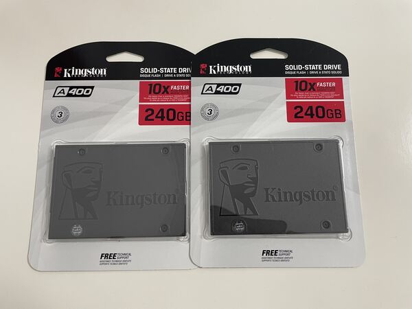 2 discos ssd 240Gb selados . Disco rígido