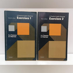 2 Livros - A Practical English Grammar. Livros