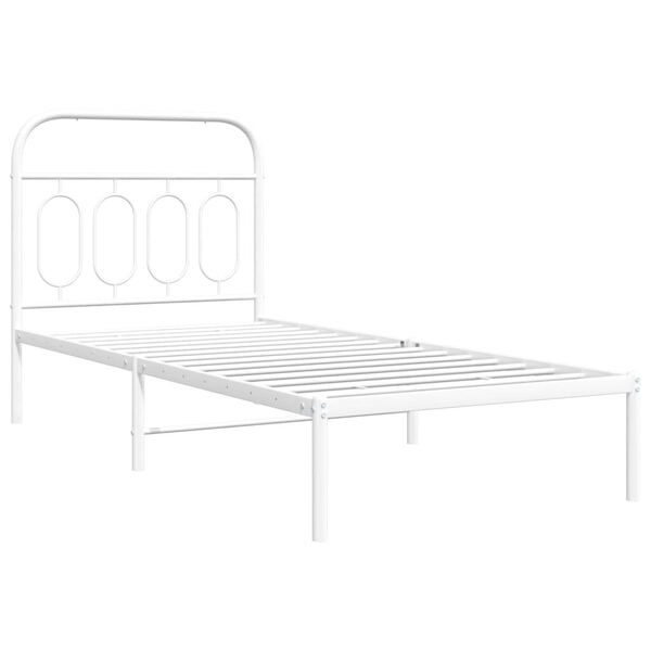 Cama de solteiro + colchão semi-novo (90x200cm). Camas