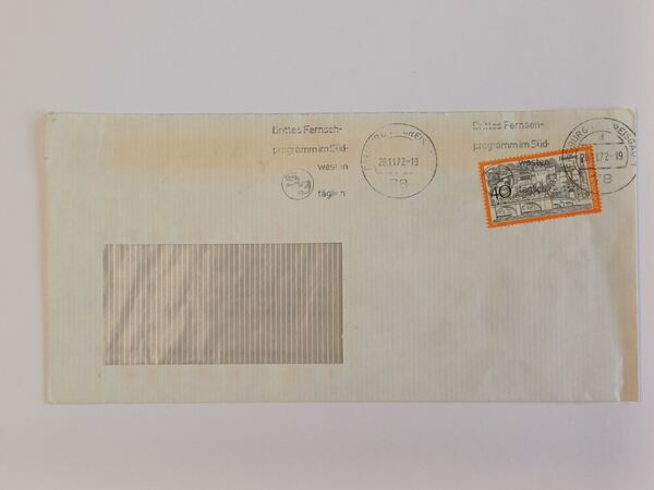 21 envelopes circulados alemães. Selos