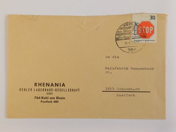 21 envelopes circulados alemães. Selos