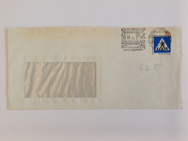 21 envelopes circulados alemães. Selos