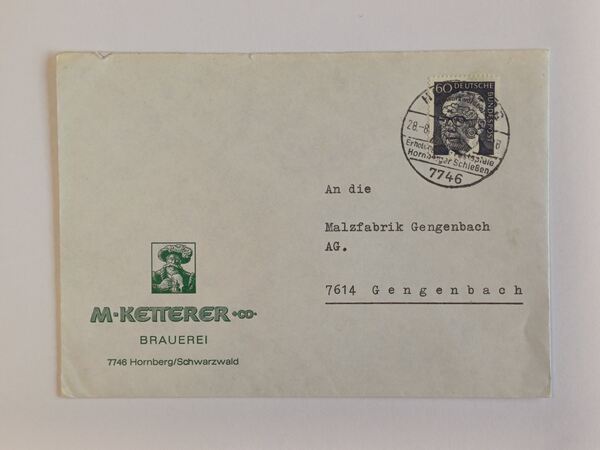 21 envelopes circulados alemães. Selos