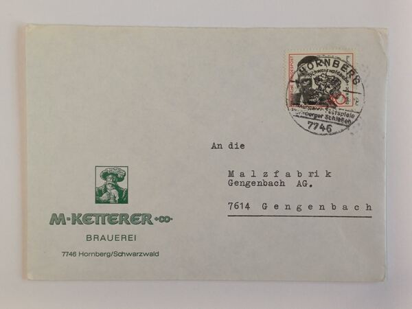 21 envelopes circulados alemães. Selos