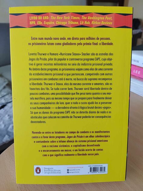 Livro “Jogos da Prisão”. Livros