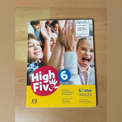 High Five - Inglês - 6º Ano - Manual. Livros. Almada. Escolares     Inglês Muito bom Capa mole