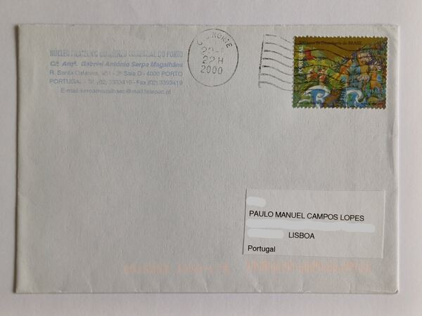 Filatelia - Emissão conjunta Portugal Brasil 2000. Selos