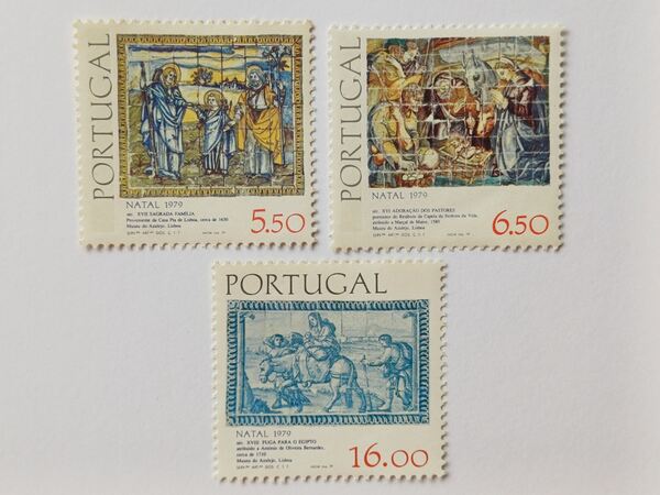 FILATELIA Portugal - Natal, 1979. Selos