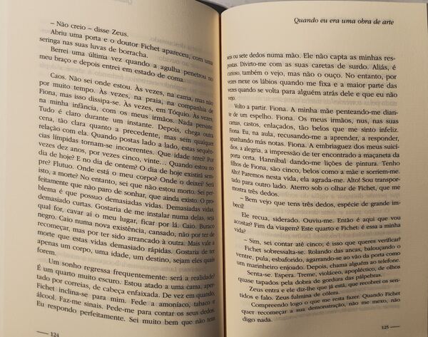 Quando eu era uma Obra de Arte. Livros