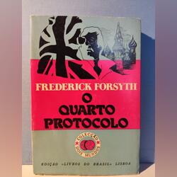 O Quarto Protocolo -  Frederick Forsyth. Livros. Vila Nova de Gaia. Romance     Português Aceitável Capa mole