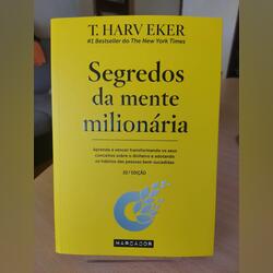 Livro “Segredos da mente milionária”. Livros. Matosinhos. Financeiro Português    Novo / Como novo Capa mole