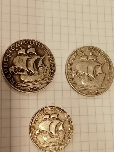 Moedas de prata.. Moedas