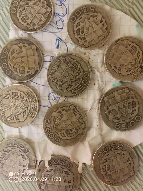 Moedas de prata.. Moedas