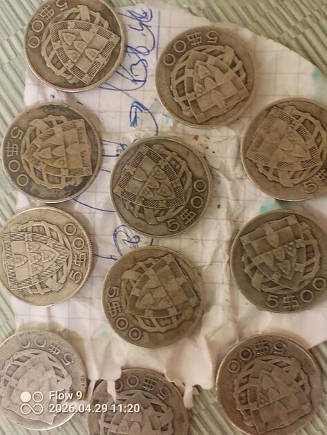 Moedas de prata.. Moedas