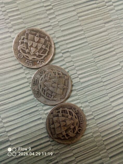 Moedas de prata.. Moedas