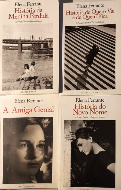 A Amiga Genial (4 vols) - Elena Ferrante. Livros