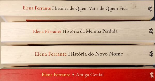 A Amiga Genial (4 vols) - Elena Ferrante. Livros