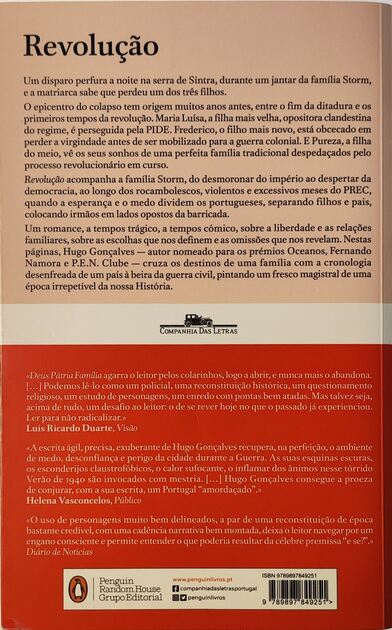 Revolução - Hugo Gonçalves. Livros