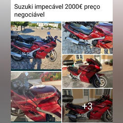 Moto impecável Suzuki preço negociável . Motos. Ourém. 1992  Suzuki 64.000 km Moto de estrada  Vermelho 1100 cc Muito bom