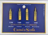Conjunto de 4 pin’s com a evolução da Giralda . Pins. Avenidas Novas
