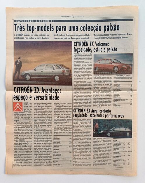 Publicidades automóvel dos anos 90 . Outros Lazer