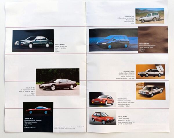 Publicidades automóvel dos anos 90 . Outros Lazer