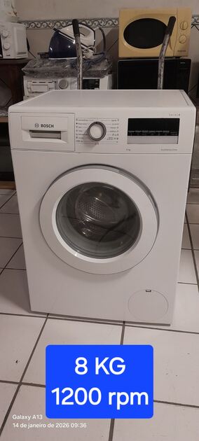 Máquina de lavar roupa Bosch. Máquinas de Lavar Roupa