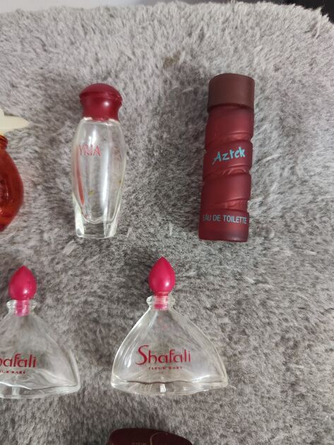 Miniaturas vazias de perfumes da Yves Rocher e out. Perfumes