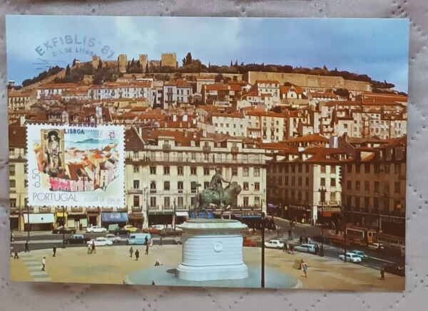 Postal Máximo Conferência Internacional do Turismo. Selos