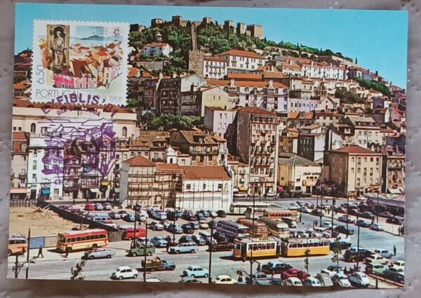 Postal Máximo Conferência Internacional do Turismo. Selos