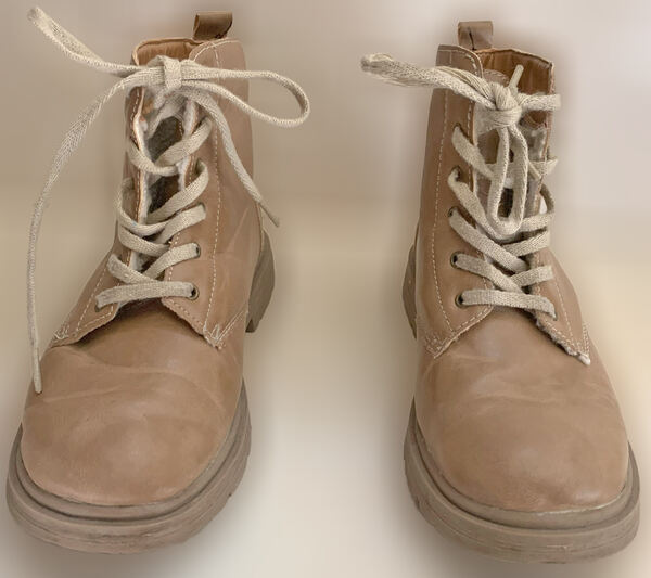 Botas Unissexo, Castanho Claro, Novas. Botas