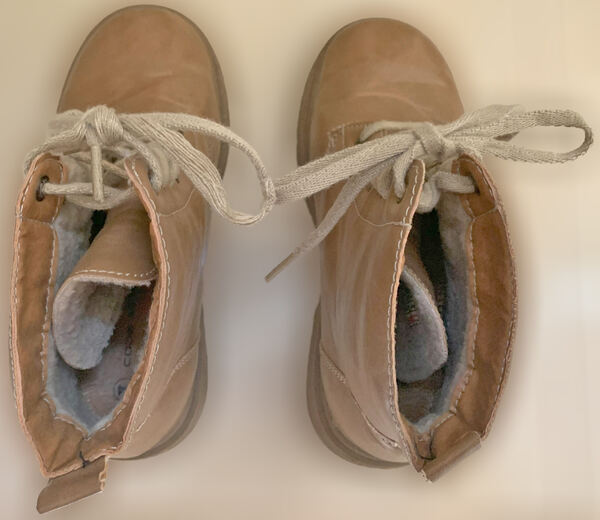 Botas Unissexo, Castanho Claro, Novas. Botas