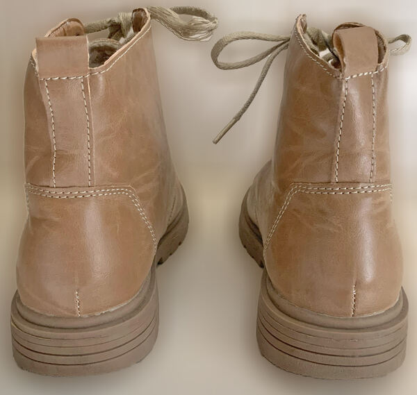 Botas Unissexo, Castanho Claro, Novas. Botas