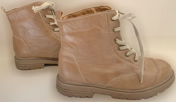 Botas Unissexo, Castanho Claro, Novas. Botas