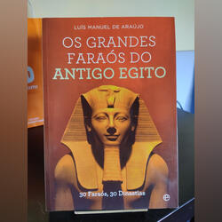 Livro “Os grandes faraós do antigo egipto”. Livros. Matosinhos.     