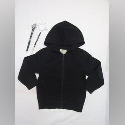 Casaco de malha masculino com capuz da Zara. Casacos. Leiria. Zara Kids 4 anos / 98-104 cm Moletom   Preto Novo / Como novo