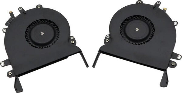 MacBook Pro 15" A1707 conjunto de ventiladores. Refrigeração
