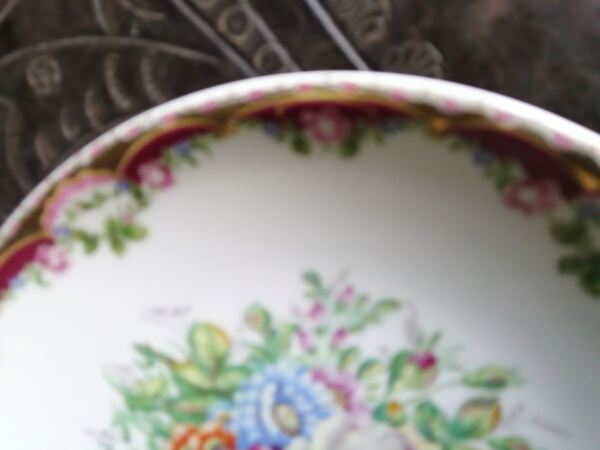 prato antigo , Limoges Maba , motivo flores . Outras Artes e Coleccionismo