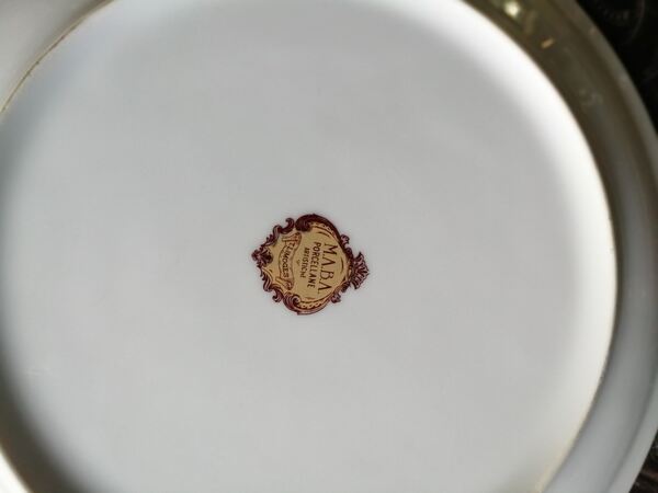 prato antigo , Limoges Maba , motivo flores . Outras Artes e Coleccionismo