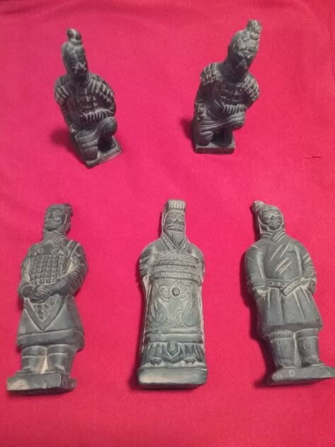 Guerreiros do imperio chinês.. Objectos históricos