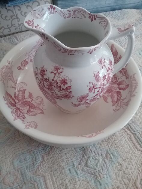 Jarro com Bacia de Chambre.. Outros Arte e Decoração