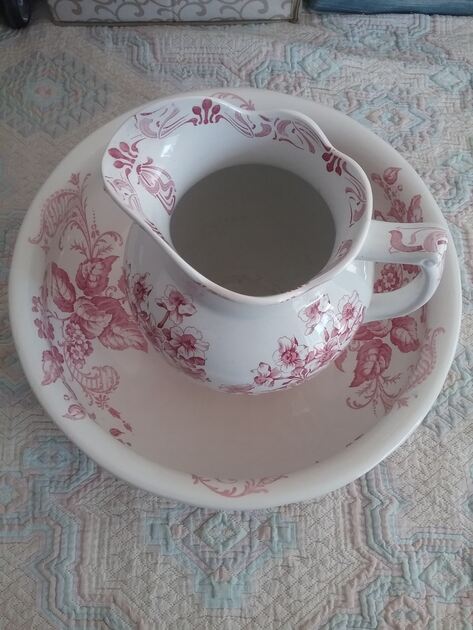 Jarro com Bacia de Chambre.. Outros Arte e Decoração