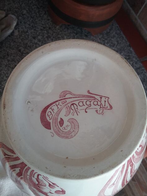 Jarro com Bacia de Chambre.. Outros Arte e Decoração