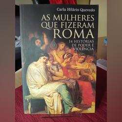Livro “As mulheres que fizeram roma”. Livros. Matosinhos.     