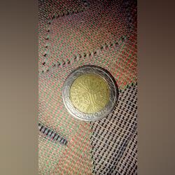 Moeda de 2 euros valiosa. Moedas